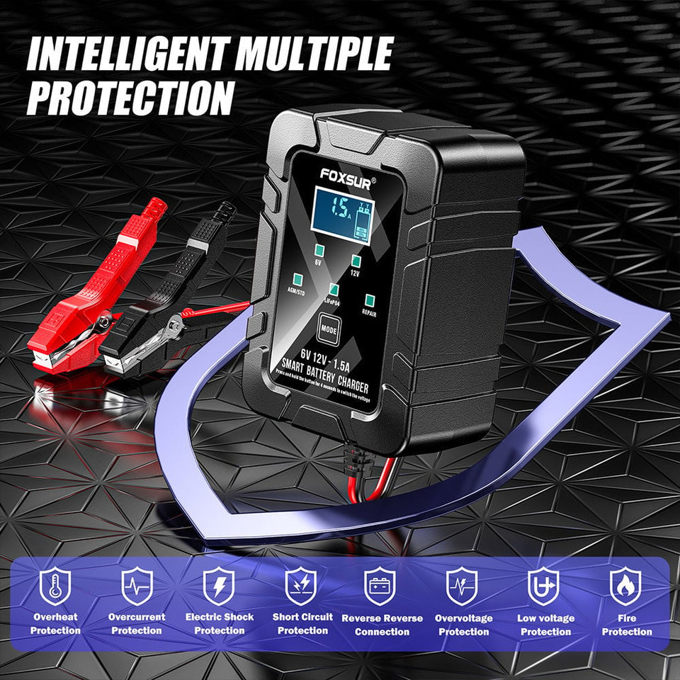 6v 12v Automatic Intelligent Recognition